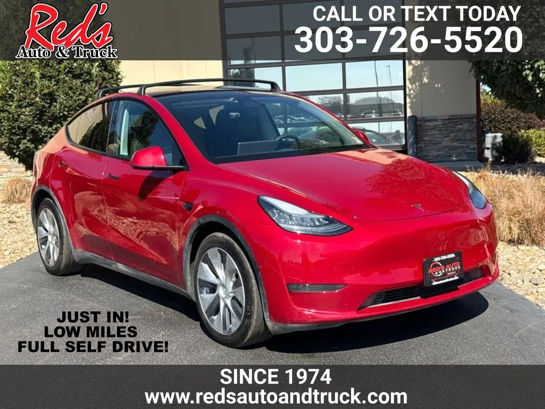 Red 2020 Tesla Model Y Long Range Dual Motor All-Wheel Drive for sale in Longmont, CO