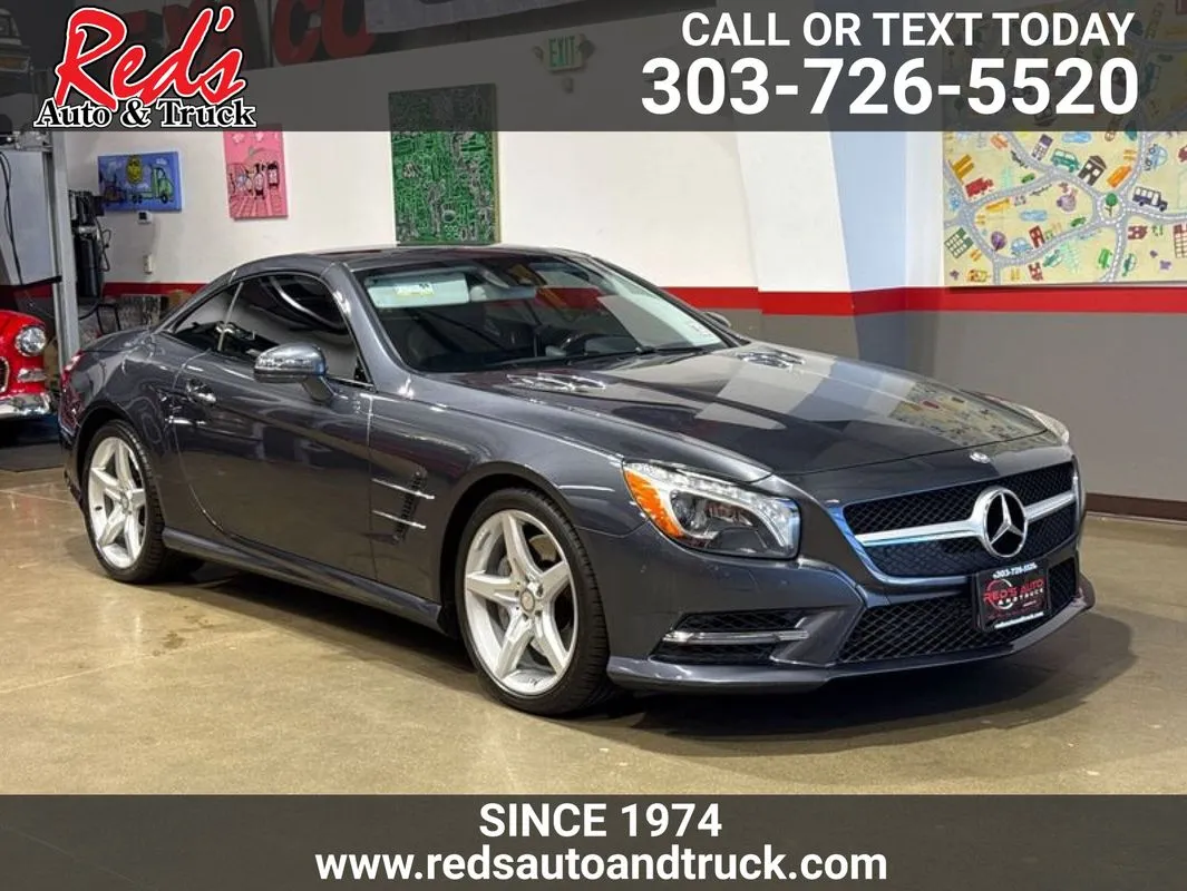 Gray 2014 Mercedes-Benz SL 550 for sale in Longmont, CO