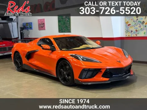 Orange 2020 Chevrolet Corvette Stingray RWD Convertible 3LT for sale in Longmont, CO