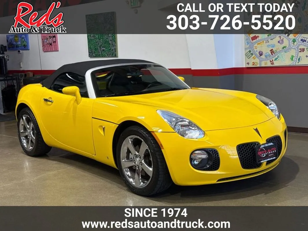 Yellow 2007 Pontiac Solstice GXP for sale in Longmont, CO