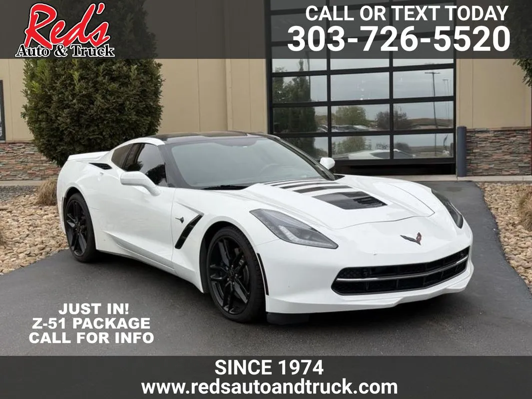 White 2016 Chevrolet Corvette Stingray Z51 for sale in Longmont, CO