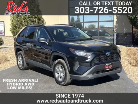 Black 2022 Toyota RAV4 Hybrid LE for sale in Longmont, CO