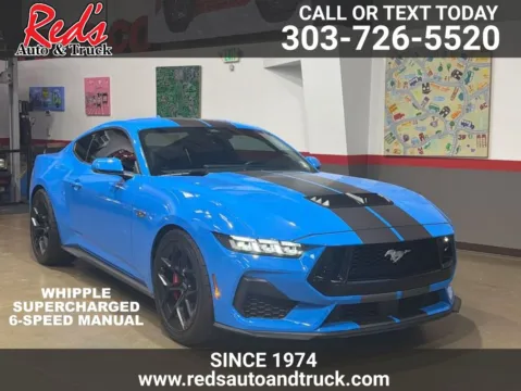Blue 2024 Ford Mustang GT Premium Fastback for sale in Longmont, CO