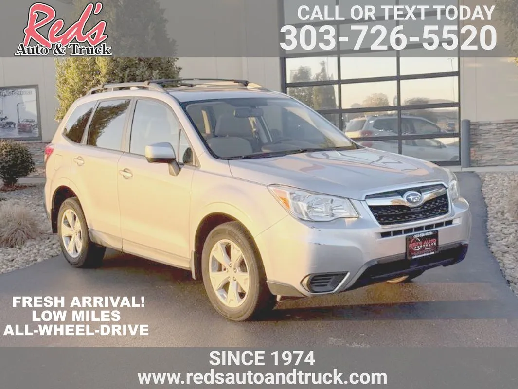 Silver 2016 Subaru Forester 2.5i Premium for sale in Longmont, CO