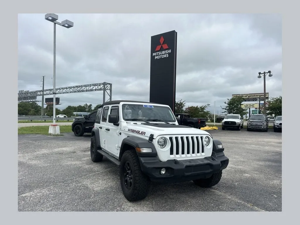 White 2018 Jeep Wrangler Unlimited Sport for sale in Myrtle Beach, SC