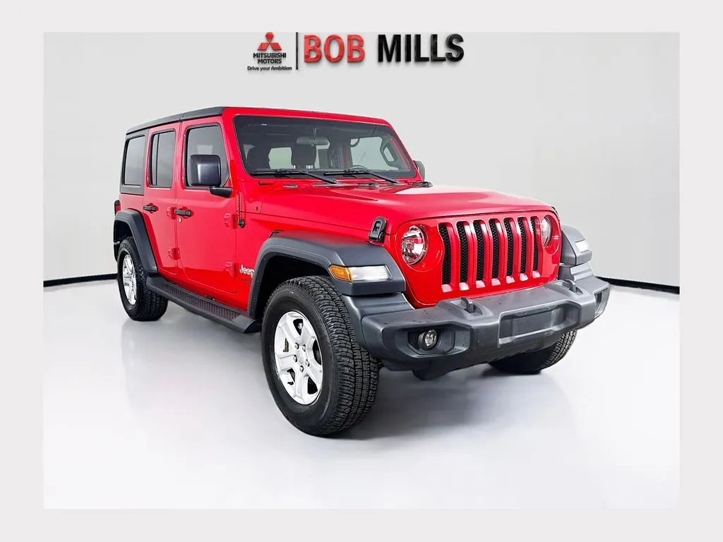 Red 2018 Jeep Wrangler Unlimited Sport S for sale in Myrtle Beach, SC