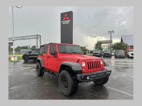 Red 2016 Jeep Wrangler Unlimited Rubicon for sale in Myrtle Beach, SC