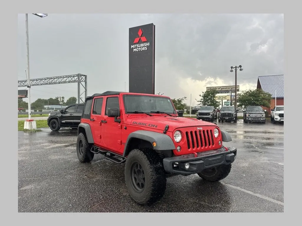 Red 2016 Jeep Wrangler Unlimited Rubicon for sale in Myrtle Beach, SC
