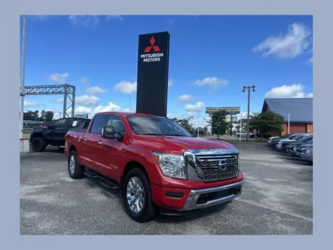 Red 2021 Nissan Titan SV for sale in Myrtle Beach, SC