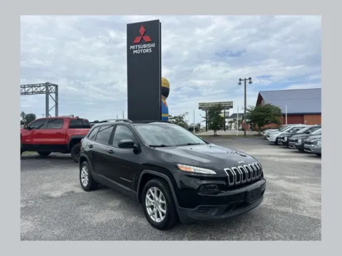 Black 2017 Jeep Cherokee Sport for sale in Myrtle Beach, SC