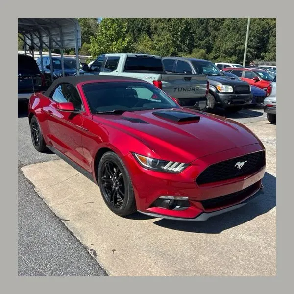 Red 2017 Ford Mustang EcoBoost Premium for sale in Myrtle Beach, SC