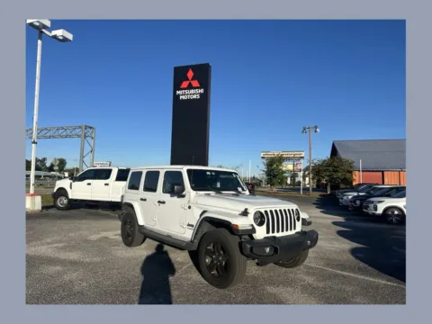 White 2020 Jeep Wrangler Unlimited Sahara Altitude for sale in Myrtle Beach, SC