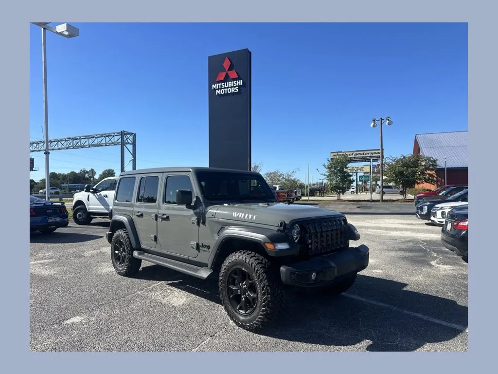 Gray 2021 Jeep Wrangler Unlimited Willys for sale in Myrtle Beach, SC