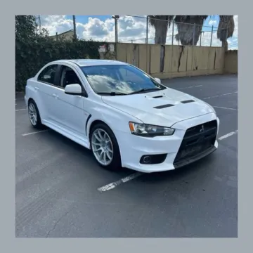 White 2013 Mitsubishi Lancer Evolution GSR for sale in Myrtle Beach, SC