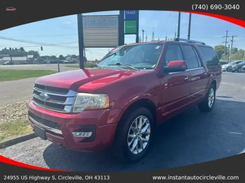 Red 2015 Ford Expedition EL Limited Sport Utility 4D for sale in Circleville, OH
