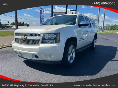 White 2014 Chevrolet Suburban 1500 LTZ Sport Utility 4D for sale in Circleville, OH