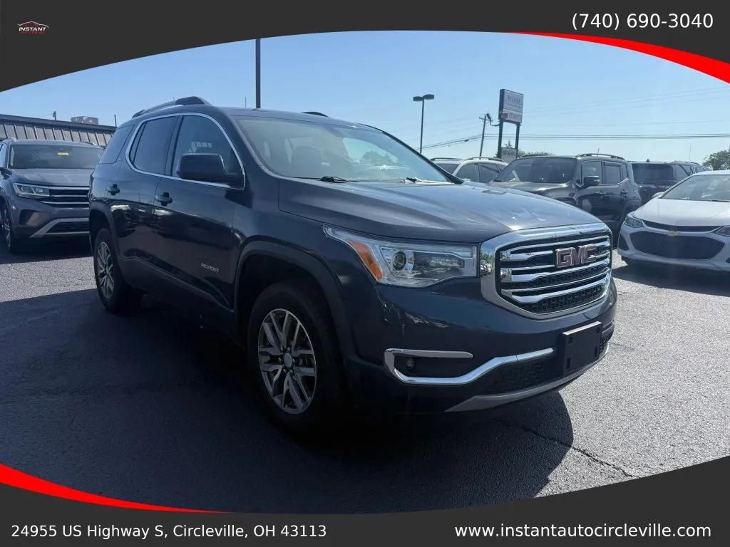 Blue 2019 GMC Acadia SLE-2 Sport Utility 4D for sale in Circleville, OH