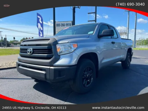 Silver 2014 Toyota Tundra Double Cab SR Pickup 4D 6 1/2 ft for sale in Circleville, OH