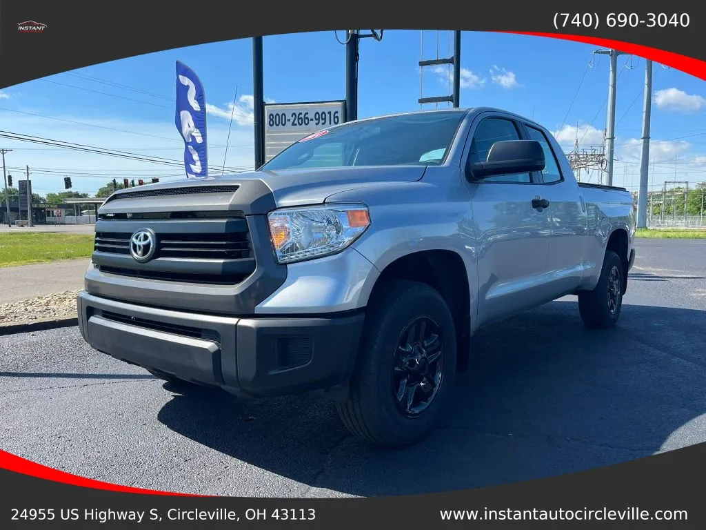 Silver 2014 Toyota Tundra Double Cab SR Pickup 4D 6 1/2 ft for sale in Circleville, OH