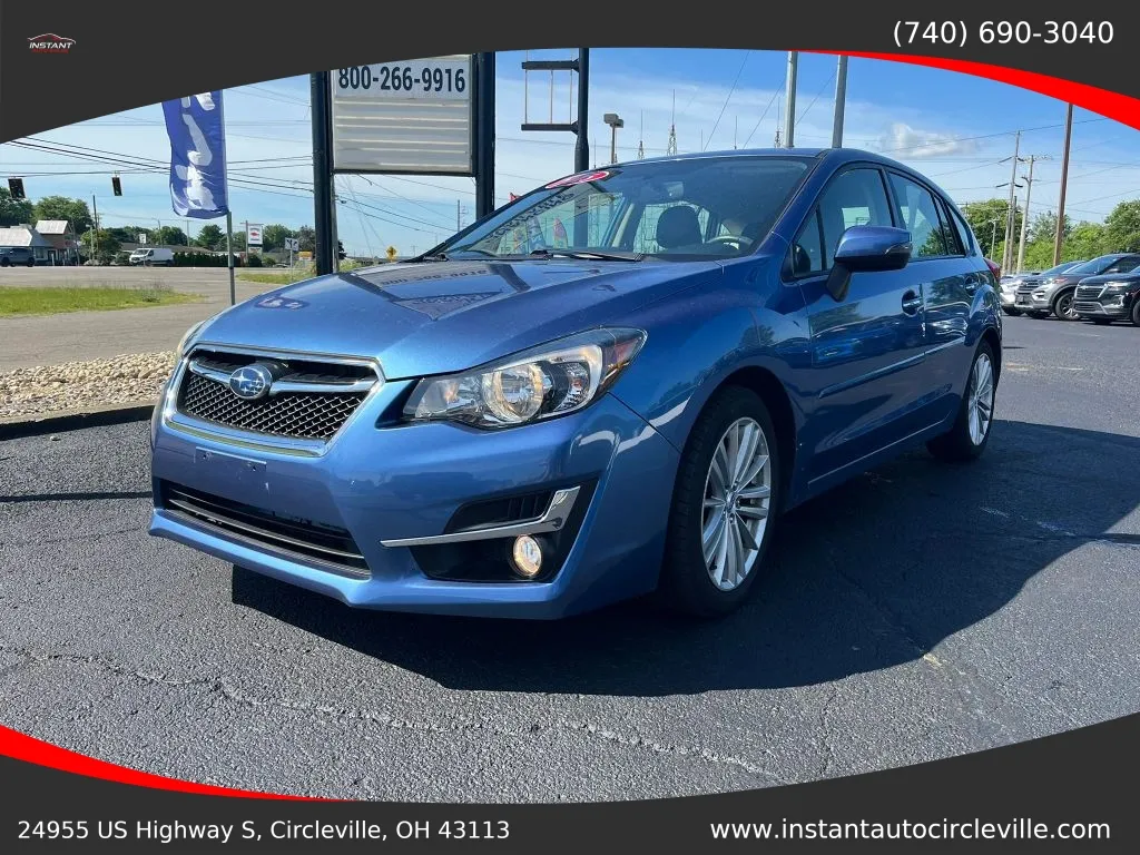 Blue 2015 Subaru Impreza 2.0i Limited Wagon 4D for sale in Circleville, OH