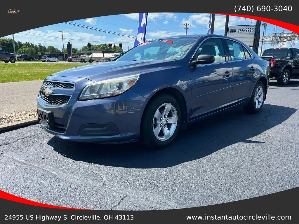 Blue 2013 Chevrolet Malibu LS Sedan 4D for sale in Circleville, OH