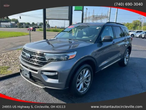Gray 2021 Ford Explorer XLT Sport Utility 4D for sale in Circleville, OH