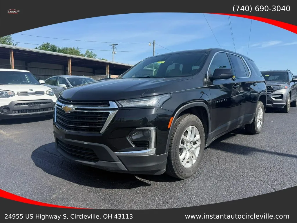 Black 2023 Chevrolet Traverse LS Sport Utility 4D for sale in Circleville, OH