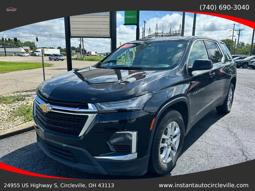 Black 2023 Chevrolet Traverse LS Sport Utility 4D for sale in Circleville, OH