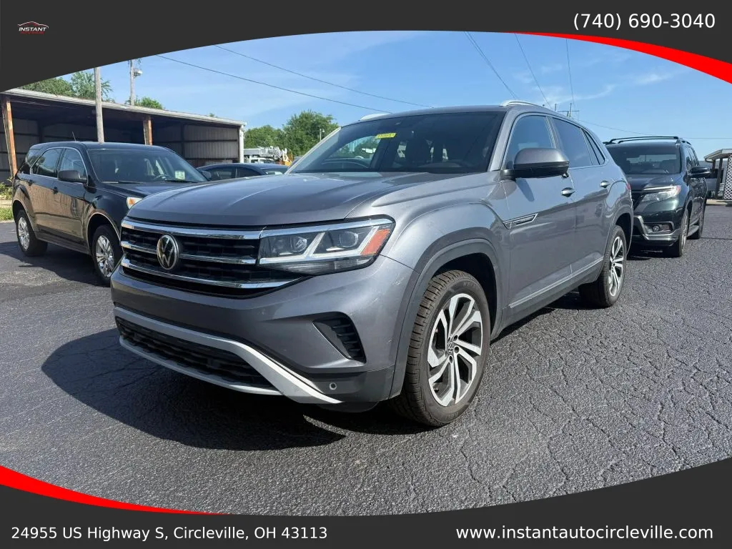 Gray 2022 Volkswagen Atlas Cross Sport SEL 4MOTION Sport Utility 4D for sale in Circleville, OH