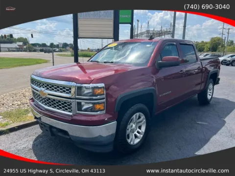 Red 2015 Chevrolet Silverado 1500 Crew Cab LT Pickup 4D 6 1/2 ft for sale in Circleville, OH