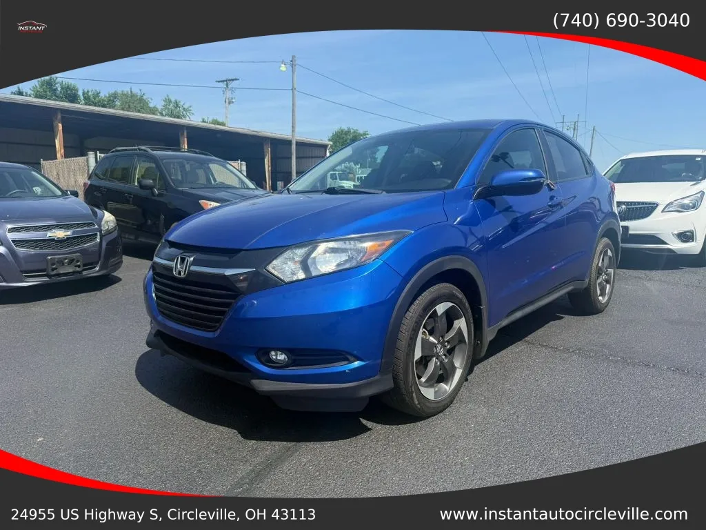 Blue 2018 Honda HR-V EX Sport Utility 4D for sale in Circleville, OH