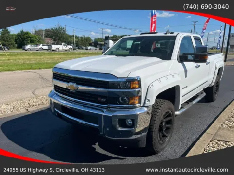 White 2017 Chevrolet Silverado 2500 HD Double Cab LTZ Pickup 4D 6 1/2 ft for sale in Circleville, OH