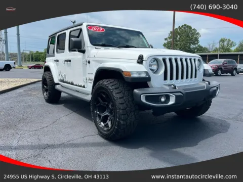 Another view of 2019 Jeep Wrangler Unlimited Sahara Sport Utility 4D for sale in Circleville, OH at Instant Auto Sales Circleville