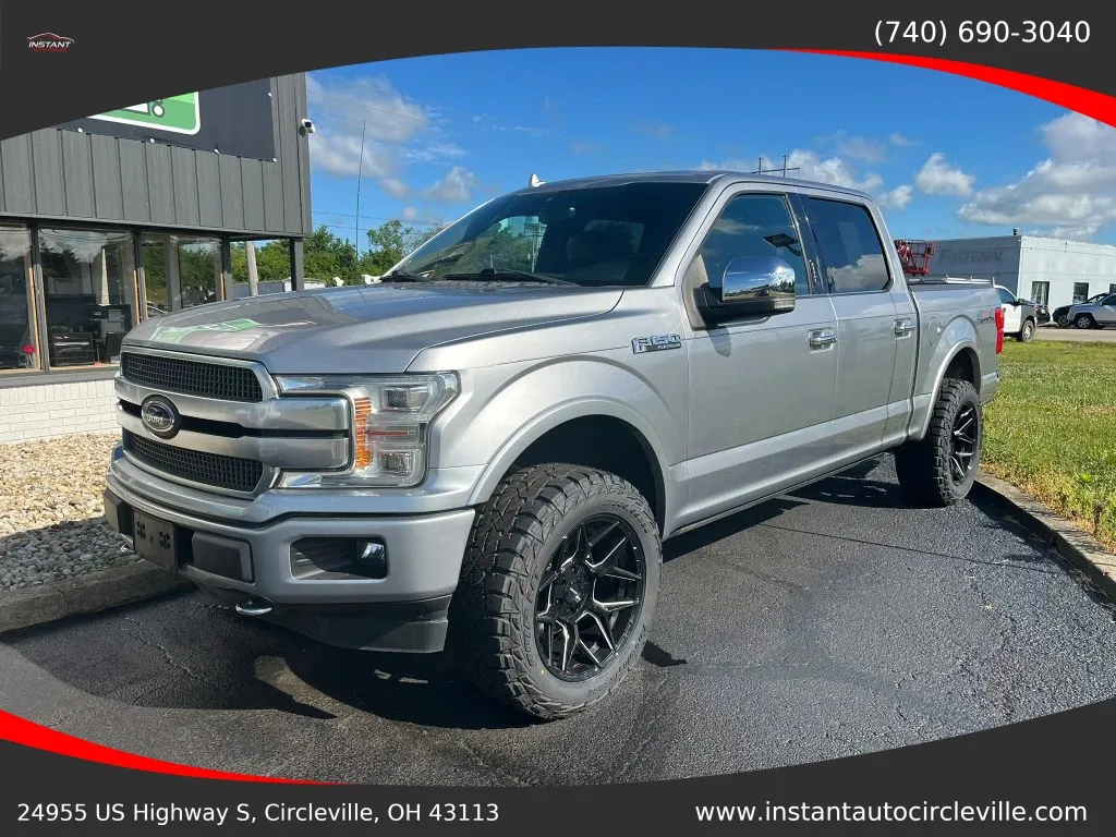 Silver 2020 Ford F-150 SuperCrew Cab Platinum Pickup 4D 5 1/2 ft for sale in Circleville, OH