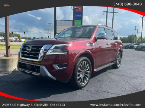 Another view of 2022 Nissan Armada Platinum Sport Utility 4D for sale in Circleville, OH at Instant Auto Sales Circleville