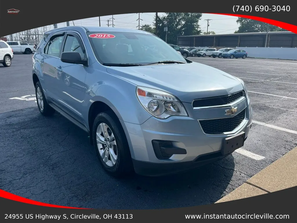 Blue 2015 Chevrolet Equinox LS Sport Utility 4D for sale in Circleville, OH