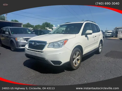 White 2016 Subaru Forester 2.5i Premium Sport Utility 4D for sale in Circleville, OH