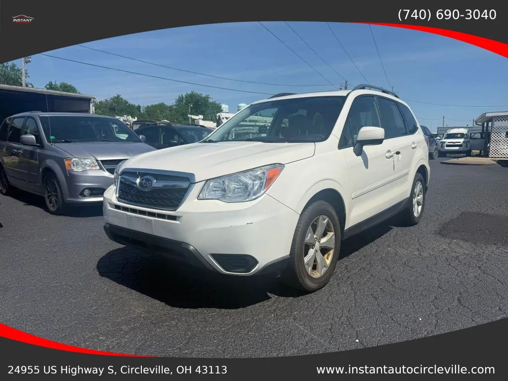 White 2016 Subaru Forester 2.5i Premium Sport Utility 4D for sale in Circleville, OH