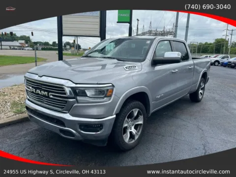 Silver 2019 Ram 1500 Crew Cab Laramie Pickup 4D 6 1/3 ft for sale in Circleville, OH