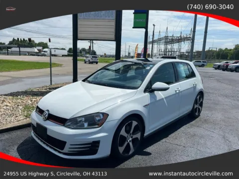 White 2015 Volkswagen Golf GTI SE Hatchback Sedan 4D for sale in Circleville, OH