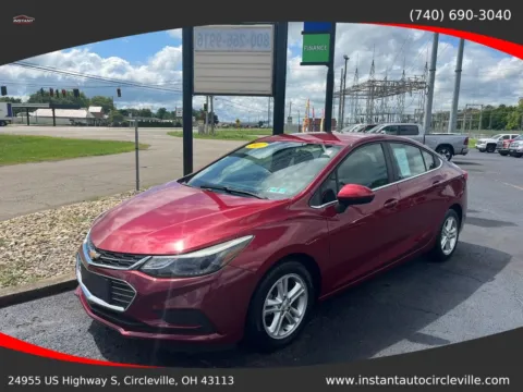 Red 2017 Chevrolet Cruze LT Sedan 4D for sale in Circleville, OH