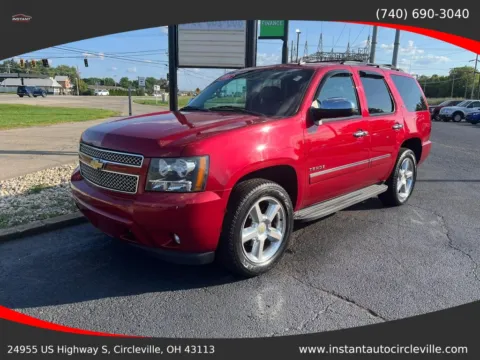 Red 2013 Chevrolet Tahoe LTZ Sport Utility 4D for sale in Circleville, OH