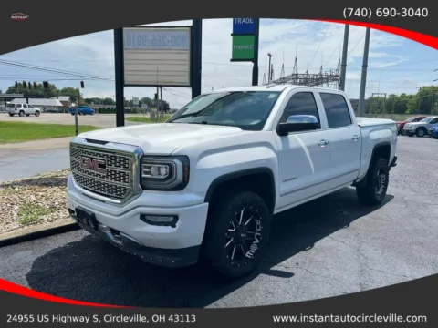 White 2017 GMC Sierra 1500 Crew Cab Denali Pickup 4D 5 3/4 ft for sale in Circleville, OH