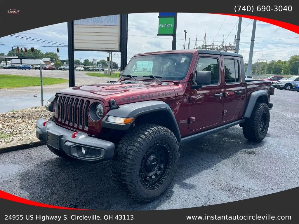 Red 2021 Jeep Gladiator Rubicon Pickup 4D 5 ft for sale in Circleville, OH
