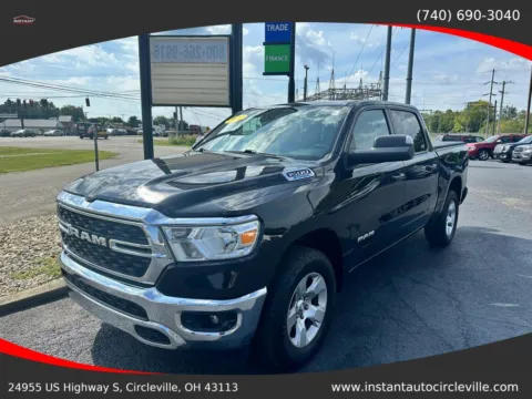 Gray 2022 Ram 1500 Crew Cab Big Horn Pickup 4D 5 1/2 ft for sale in Circleville, OH
