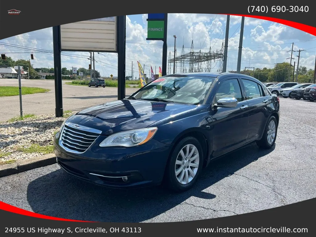 Blue 2013 Chrysler 200 Limited Sedan 4D for sale in Circleville, OH
