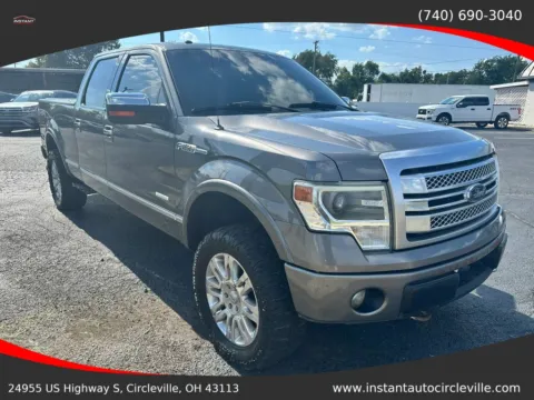 Another view of 2013 Ford F-150 SuperCrew Cab Platinum Pickup 4D 6 1/2 ft for sale in Circleville, OH at Instant Auto Sales Circleville