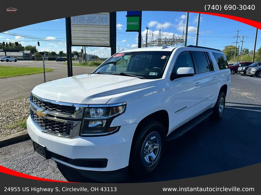 White 2016 Chevrolet Suburban Commercial Sport Utility 4D for sale in Circleville, OH