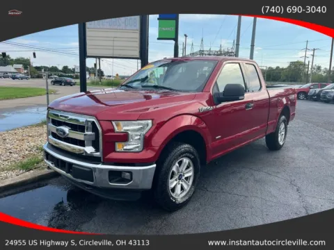 Red 2015 Ford F-150 Super Cab XLT Pickup 4D 6 1/2 ft for sale in Circleville, OH