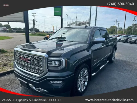 Blue 2017 GMC Sierra 1500 Crew Cab Denali Pickup 4D 5 3/4 ft for sale in Circleville, OH